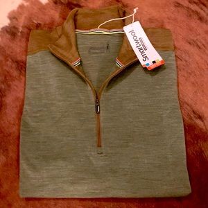 Smartwool Merino Wool Classic 1/4 Zip Base Layer Men’s XL $120 NWT